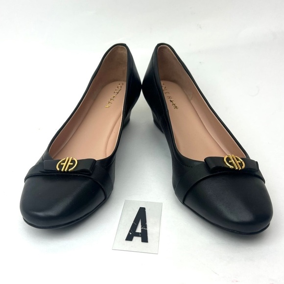 COLE HAAN Malta Slip-On Wedge sz 7 - Picture 2 of 12